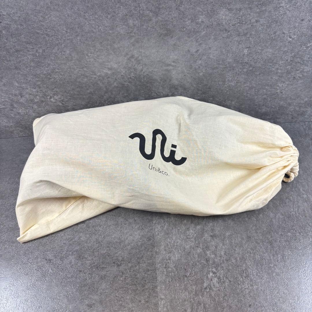 Uni&co. レザーショルダー キャメルカラー マグネット開閉 収納袋付き