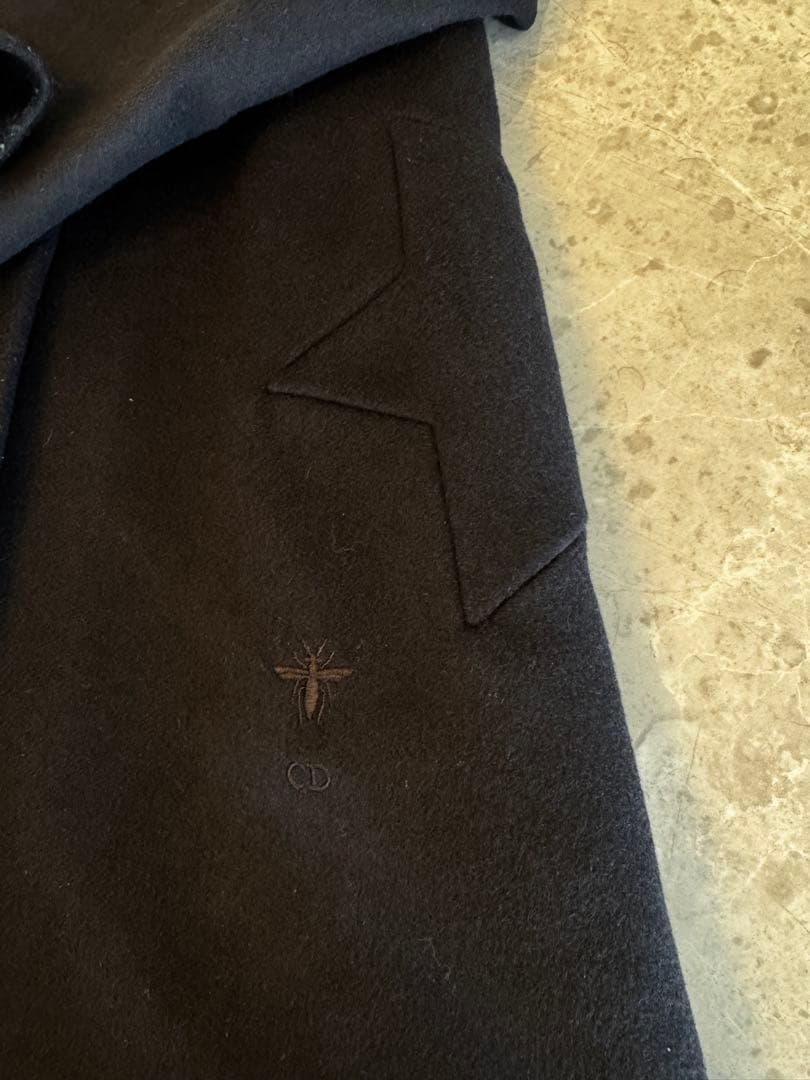 Christian Dior クリスチャンディオールキッズ　ウールコートネイビー