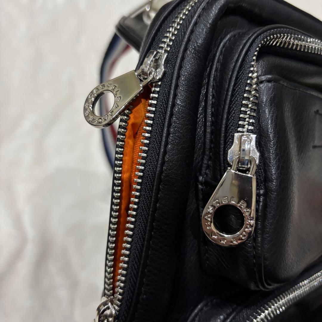 【未使用級】CASTELBAJAC ボディバッグ　ショルダーバッグ　ブラック