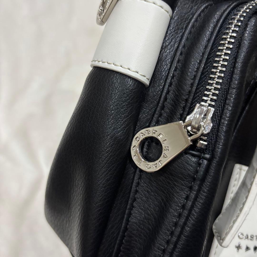 【未使用級】CASTELBAJAC ボディバッグ　ショルダーバッグ　ブラック