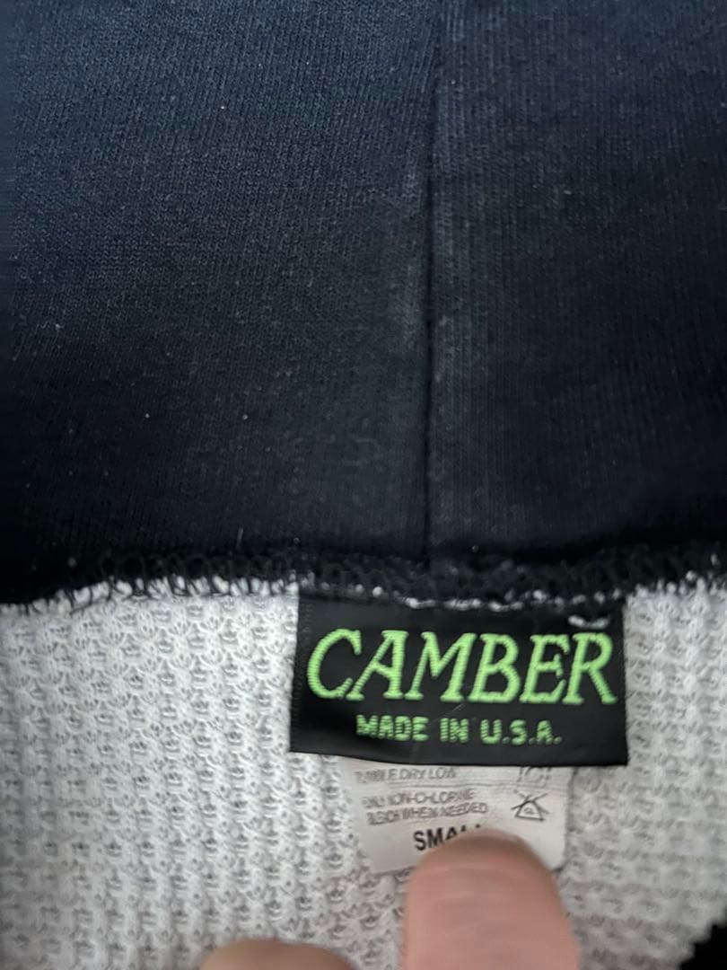 CAMBER キャンバー　ブラック　フルジップパーカー USA製