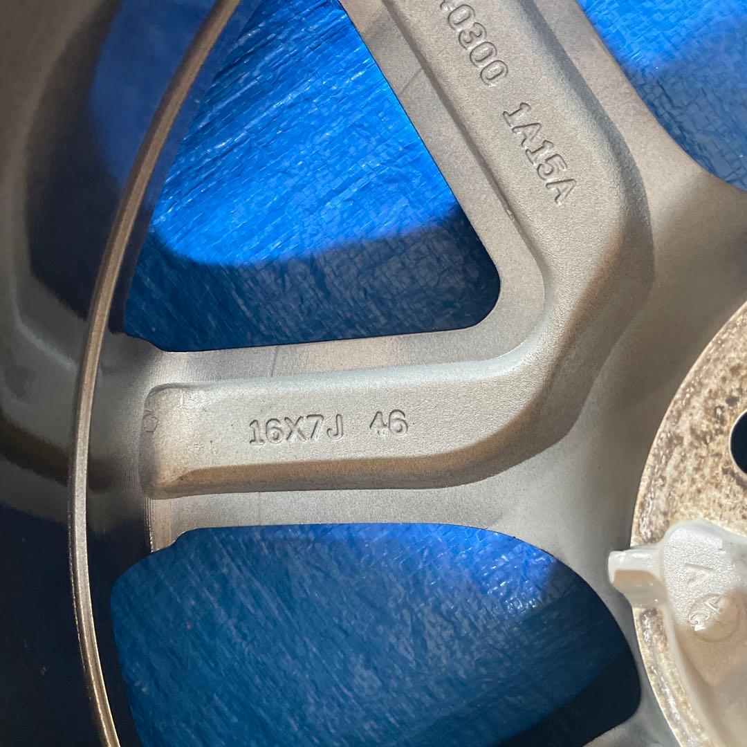 日産マーチニスモS 16インチ 7j➕46.PCD100.2本　ノートニスモS等