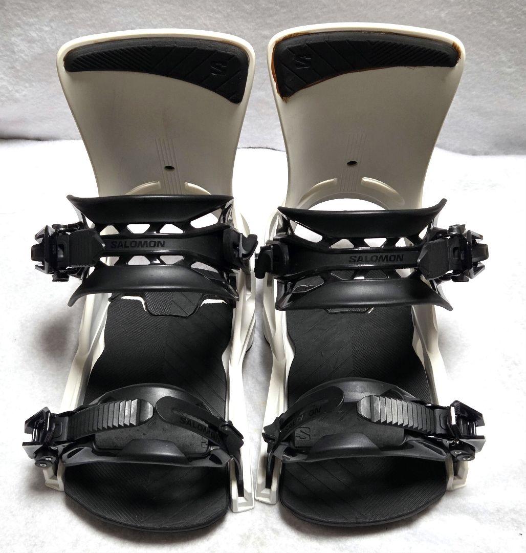SALOMON RHYTHM ホワイト スノーボード ビンディング Sサイズ