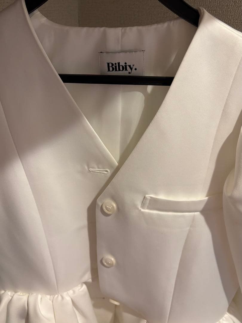 Bibiy DOROTHY PUFF DRESS ホワイト ワンピース