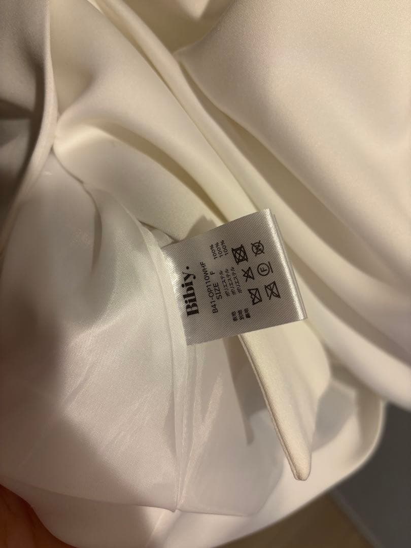 Bibiy DOROTHY PUFF DRESS ホワイト ワンピース