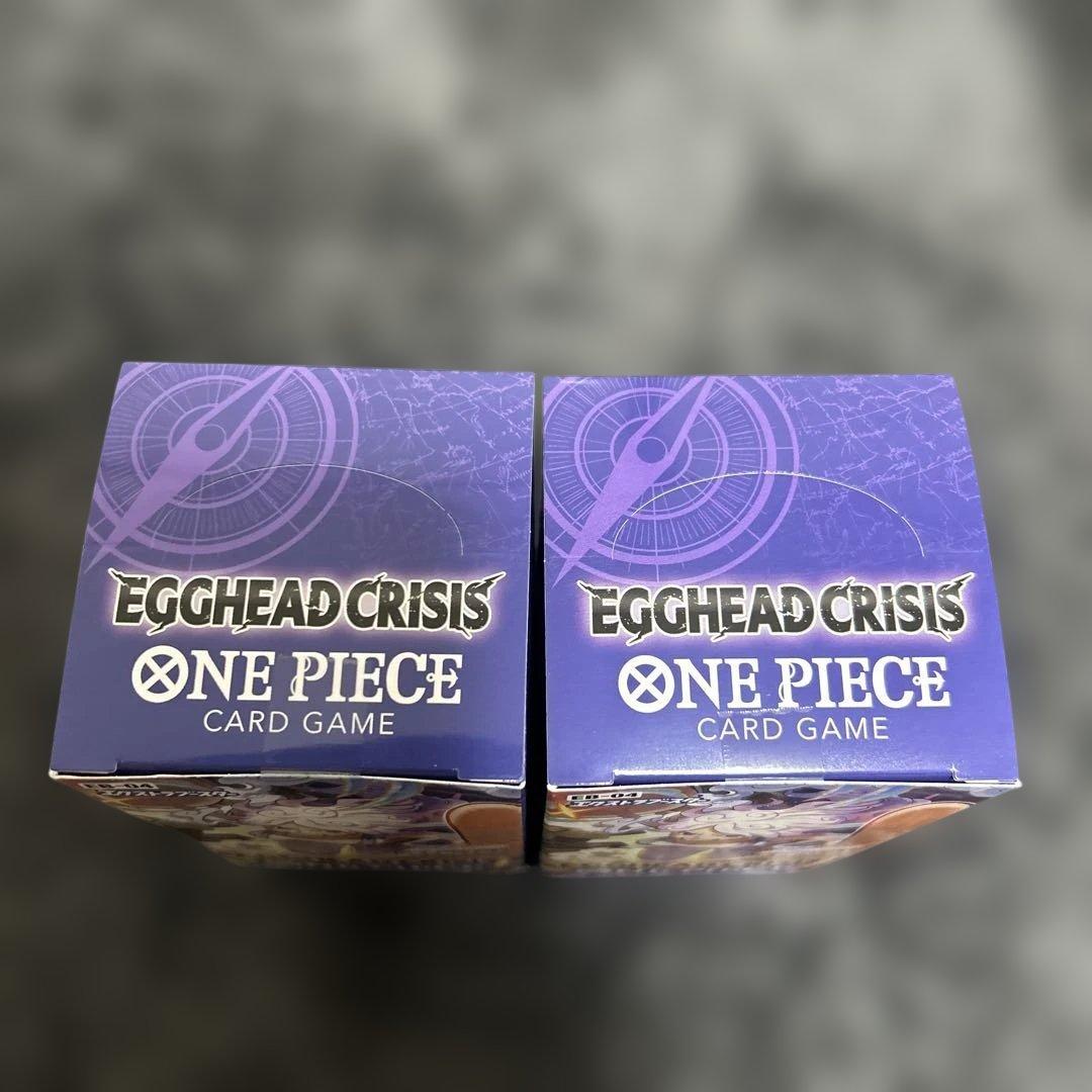 ワンピースカード EB04 エッグヘッドクライシス 新品未開封　テープ付き2箱