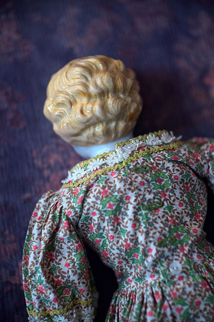 アンティーク チャイナヘッドドール ビスクドール ドイツ ブロカント