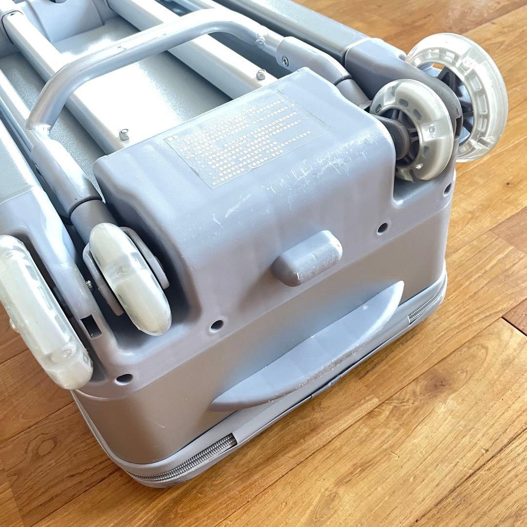 子供用　乗れるスーツケース　キッズ キャリーケース 40L大容量 ブルー