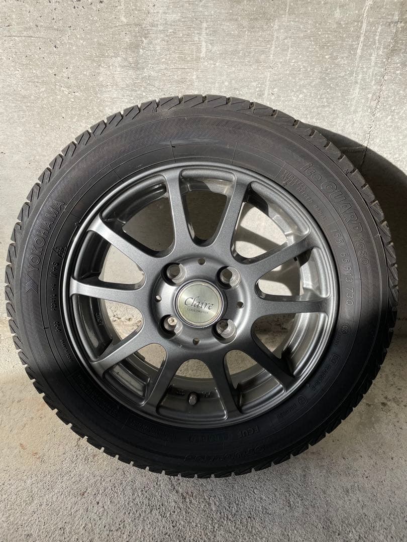 13インチ ホイールセット 155/65R13 スタッドレス
