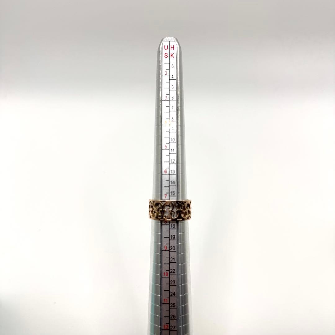 美品 ティファニー エンチャント ワイドリング 15号 メタル リング レア