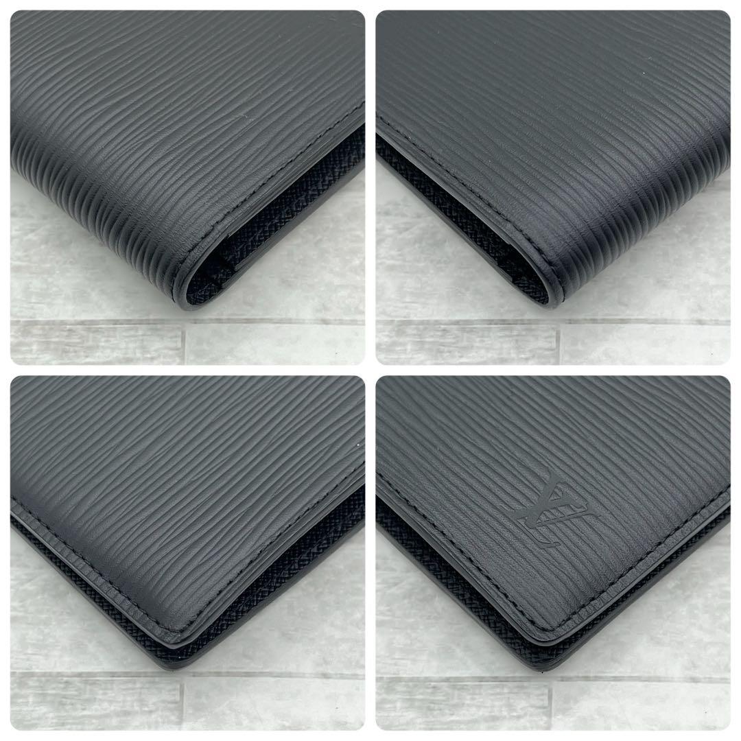 ★新品に近い★　ルイヴィトン　長財布　エピ　ポルトフォイユ　ブラザ　メンズ