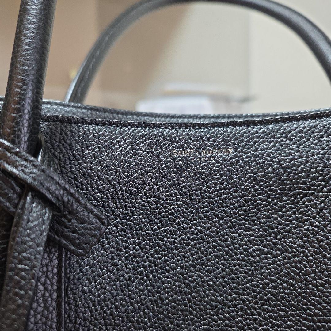 SAINT LAURENT サックドジュール ミディアム レザートート 付属品無