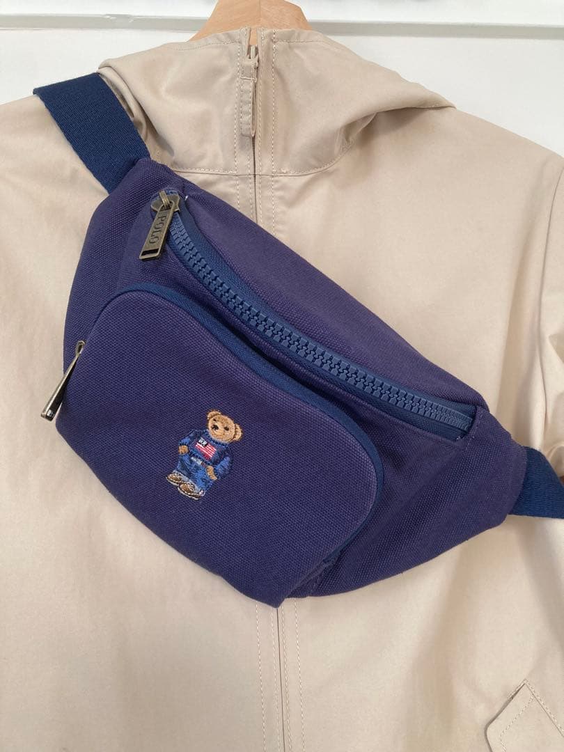 【美品】ポロラルフローレン　ボディバッグ　ポロベアー