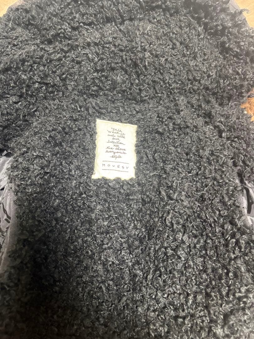 MOUSSY ブラック n-2b MA-1 ミリタリージャケット