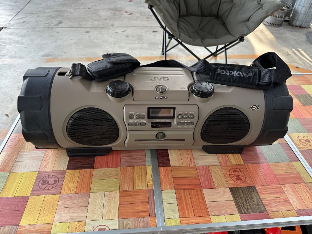 JVC ドラムカン　ラジカセ