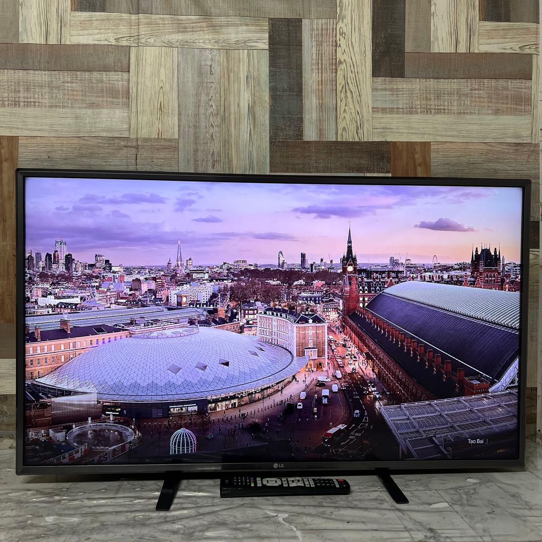 全国送料込❣️LG 43型4K液晶テレビネット動画多数視聴可能