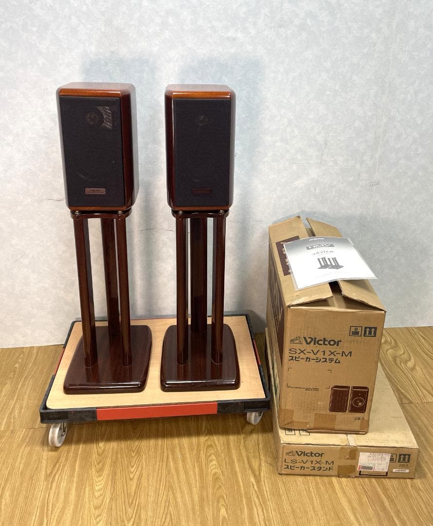 Y☆387 VICTORスピーカースタンド付 SX-V1X-M LS-V1X-M