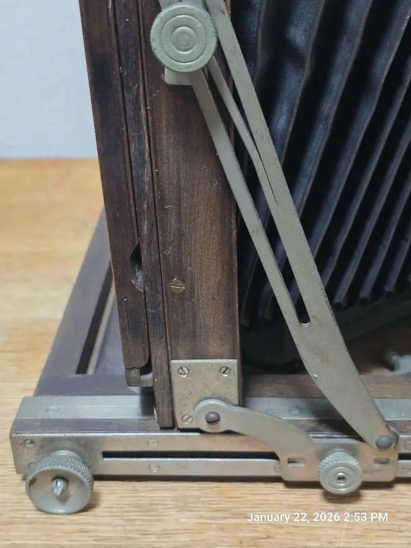 大判カメラ 木製 折りたたみ式 FUJINAR 4.5/135mm