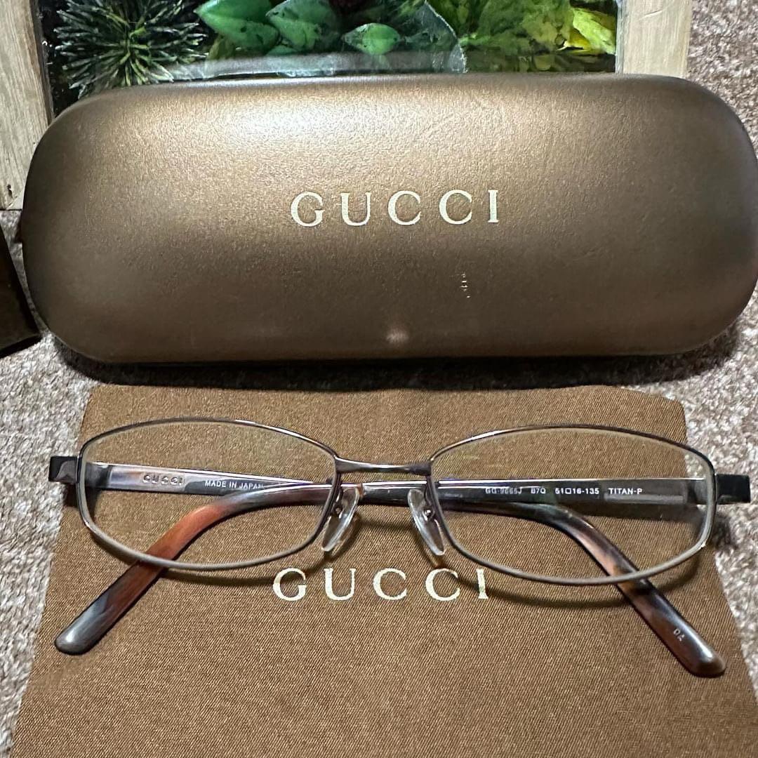 GUCCI シェリーライン　メガネフレーム　日本製