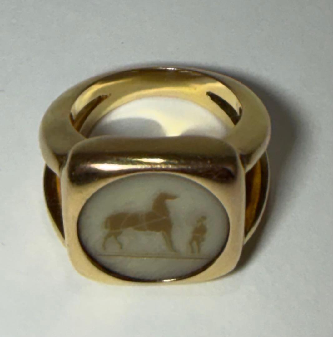 S*様 極美品HERMES エルメス コロゾ ピンキーリング 指輪