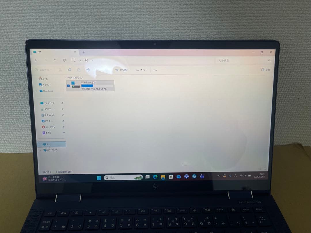 Windowsノート本体 HPElite Dragonfly G2 2in1/i5-1135G7 16GB