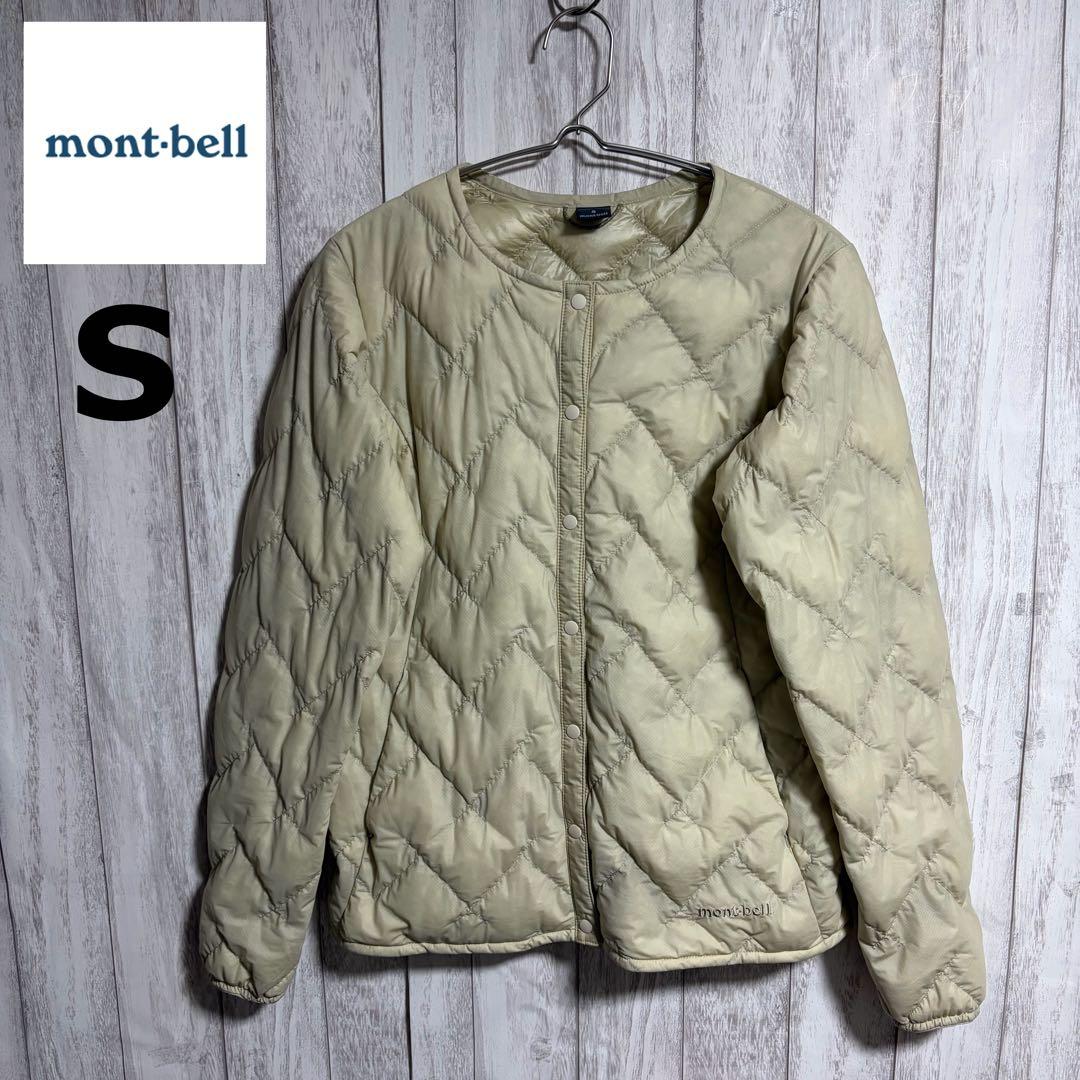 おっとせい　モンベル　スペリオダウン ラウンドネック800FP ベージュ