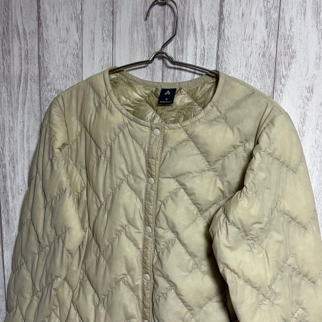 おっとせい　モンベル　スペリオダウン ラウンドネック800FP ベージュ