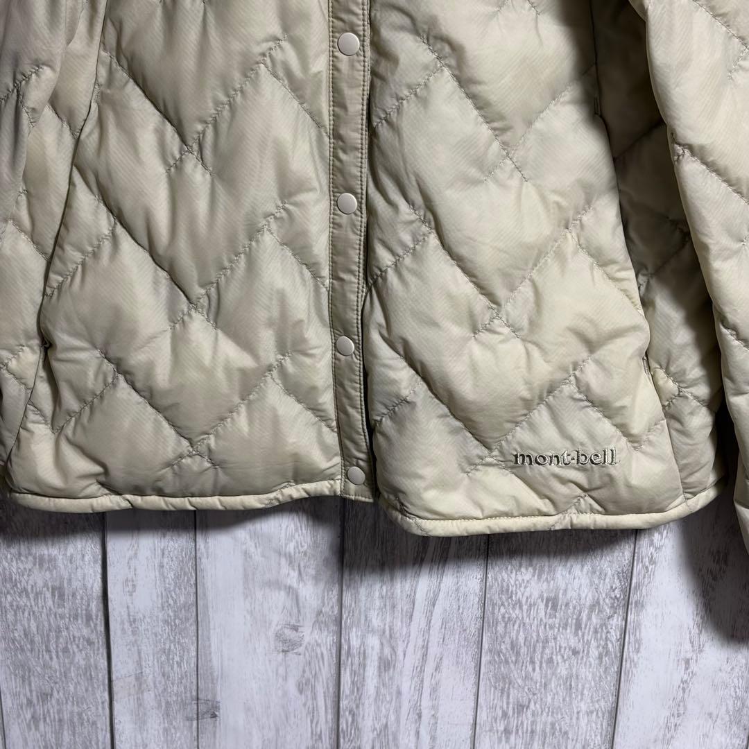 おっとせい　モンベル　スペリオダウン ラウンドネック800FP ベージュ