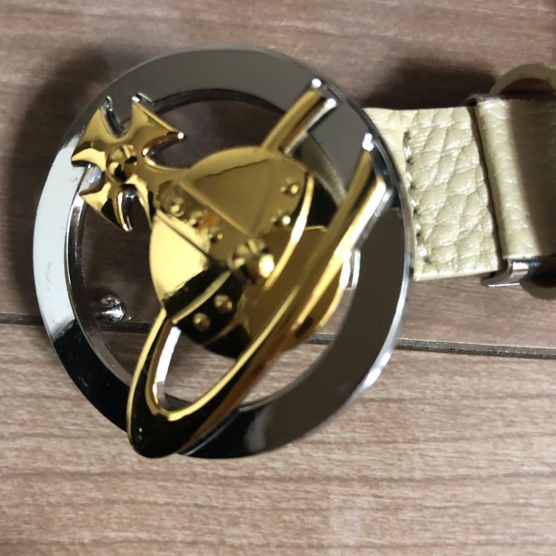 Vivienne Westwood レザーベルト（ベージュ）