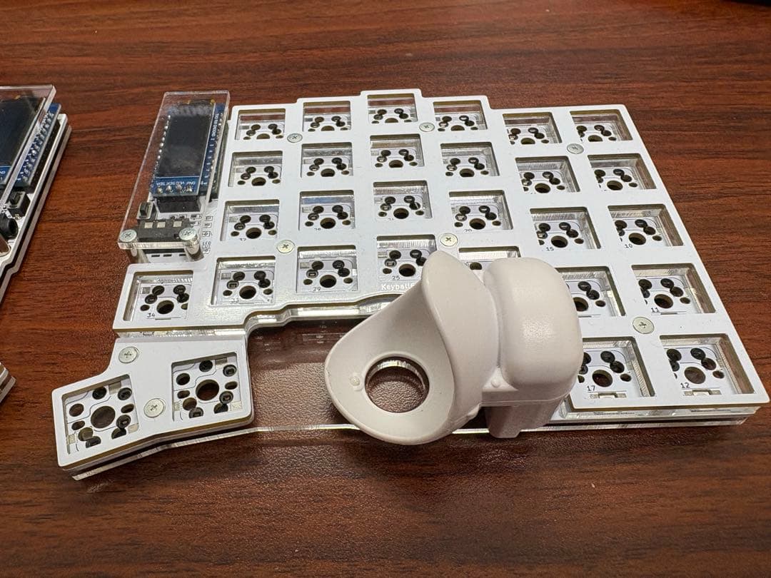 Keyball61 親指ロープロ対応 組立済（キースイッチ、トラックボール無）