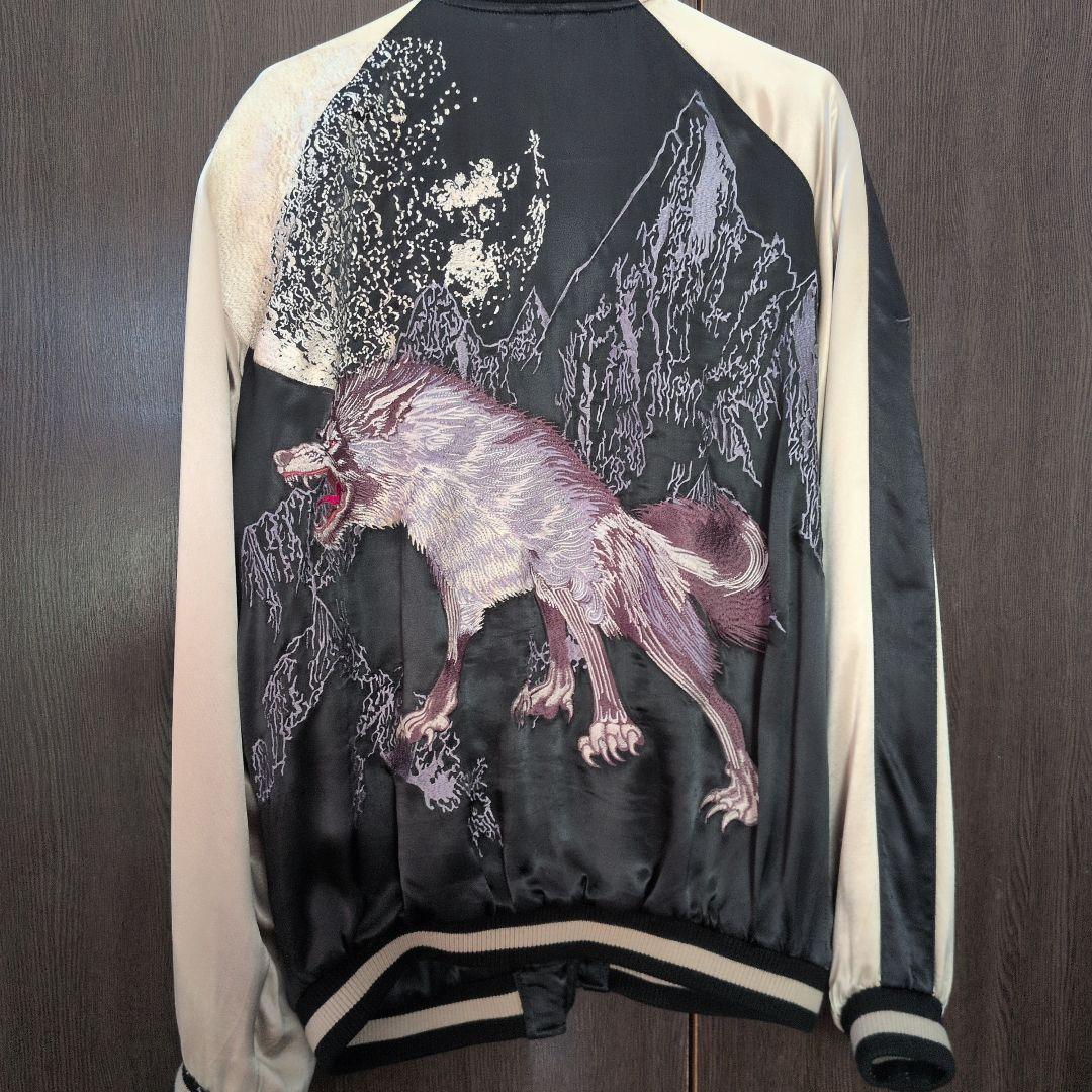 satori　狼刺繍 スカジャン Lsize