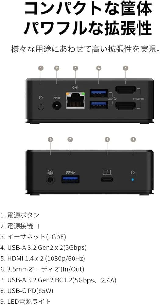 未開封Belkin 8 in 1 USB-Cドッキングステーション