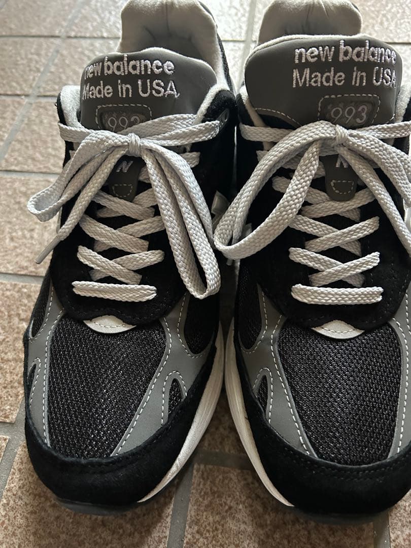New Balance 993 ブラック/グレー