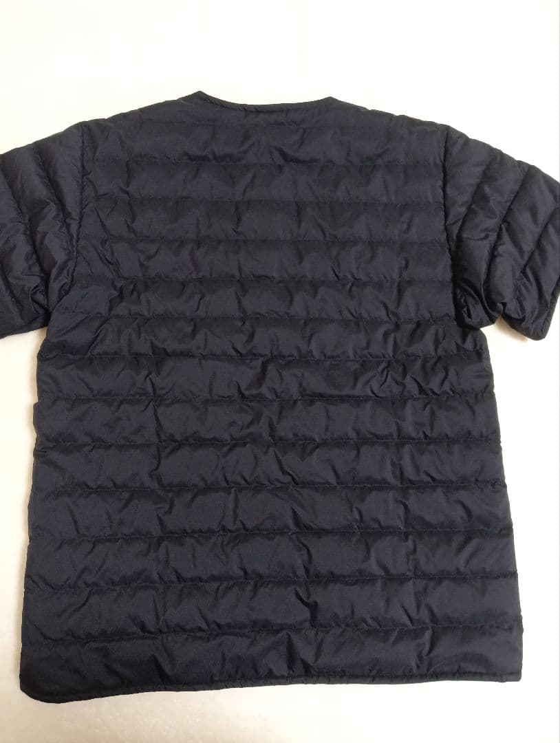 montbell　美品　メンズ　スペリオダウンラウンドネックT　ブラック　黒