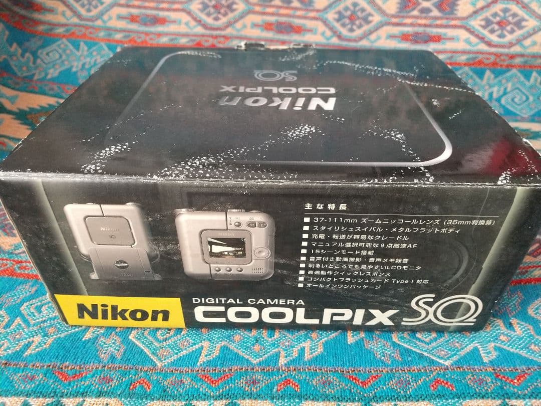 ニコン COOLPIX SQ 元箱、バッテリー3個付き