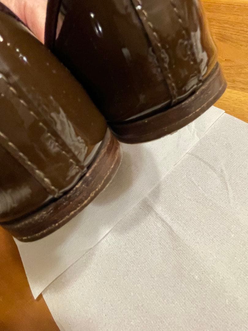 repetto ローヒールパンプス 晴雨兼用 38ブラウン 23.5㎝