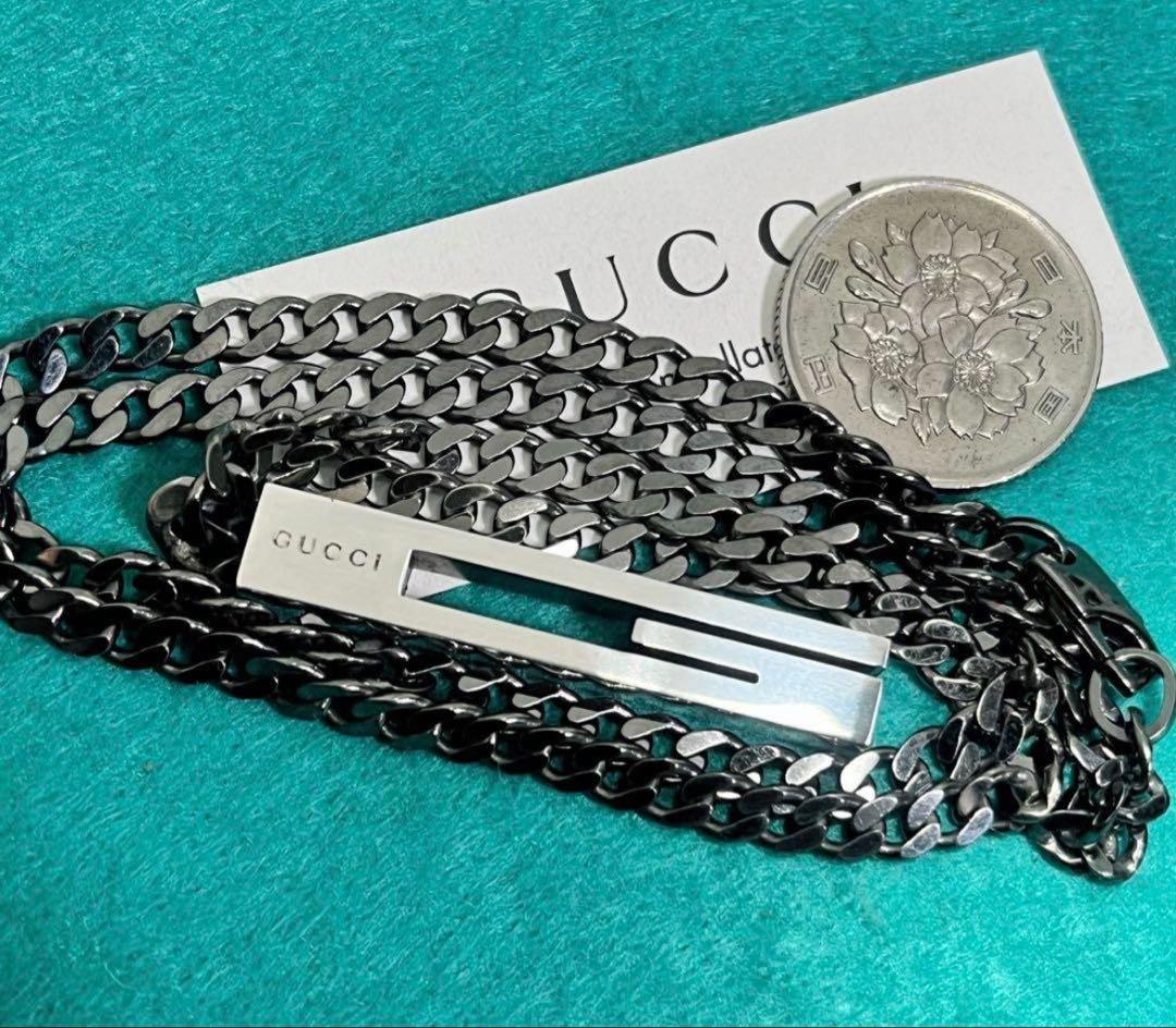 美品‼️GUCCI ラージタイプ‼️Gモチーフネックレス