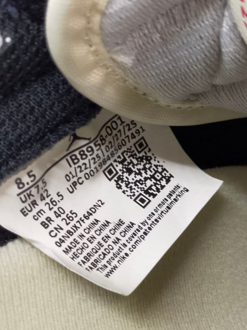 シューズ(男性用) NIKE AJ1 Nigel sylvester LOW IB8958-001