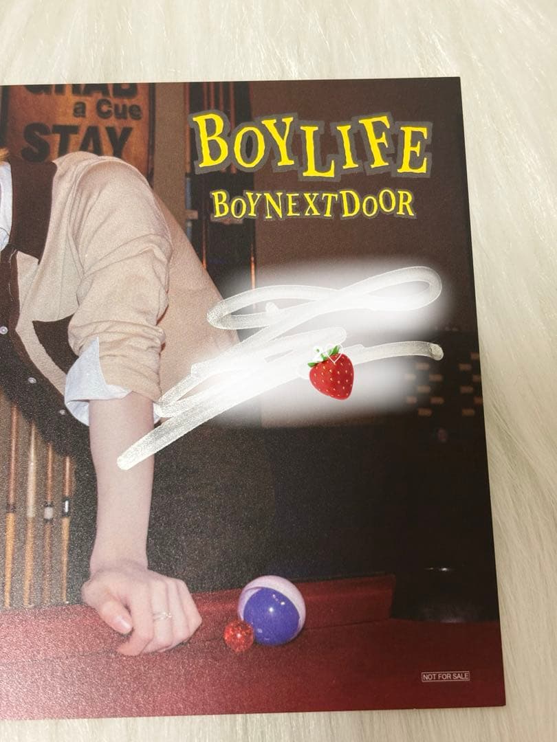 BOYNEXTDOOR BOYLIFE イハン直筆サイン入り ポスカ トレカ
