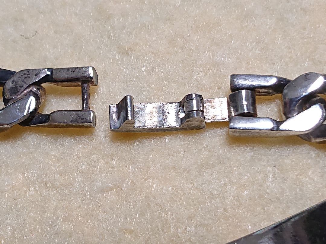 シルバー チェーン ブレスレット メンズ