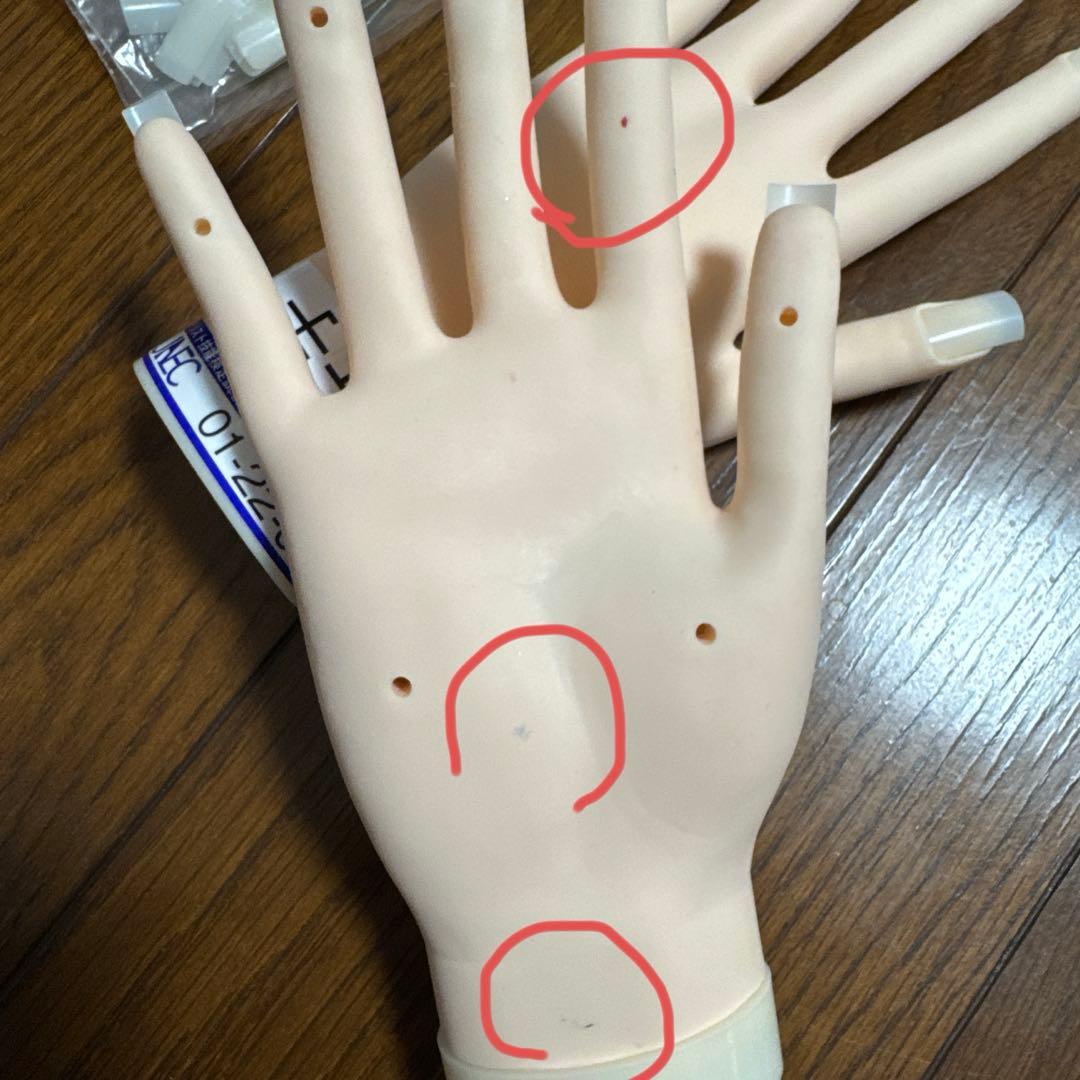 k●認定モデルハンド(骨折なし)●チップ、両目テープ、ペーパー