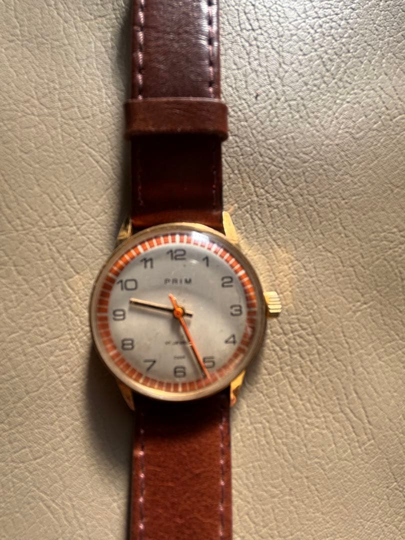 チェコ　プリム　手巻き時計