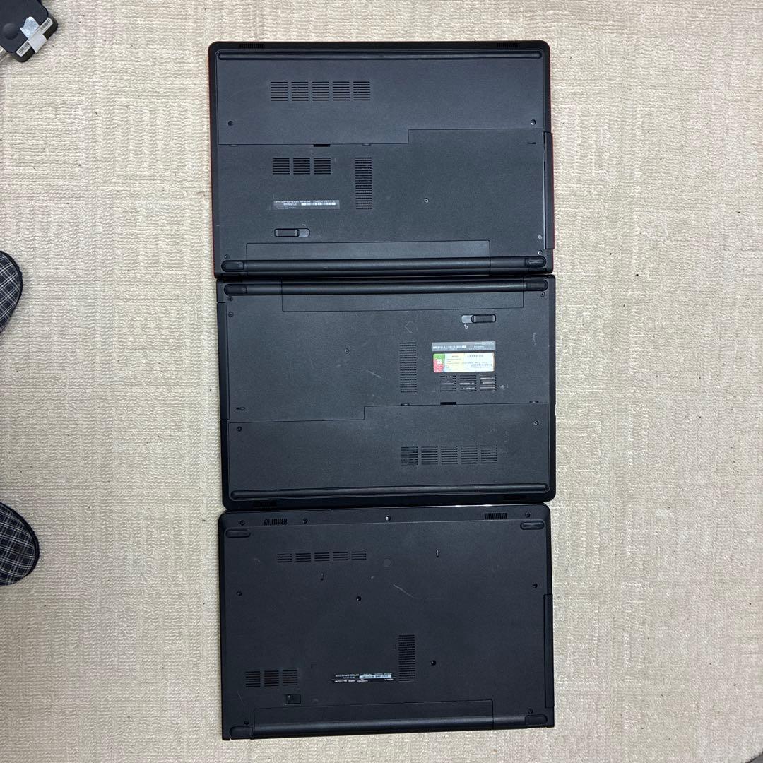 ノートPC 3台まとめ売り 本体のみ / BIOS起動確認済み / 現状渡し