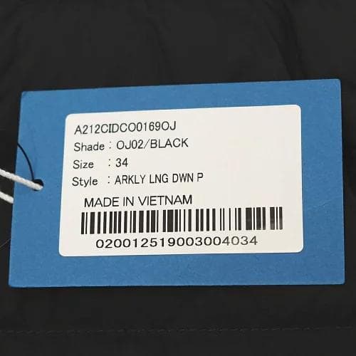 F0688S 新品トラディショナルウェザーウェア ダウンコート：34 ブラック