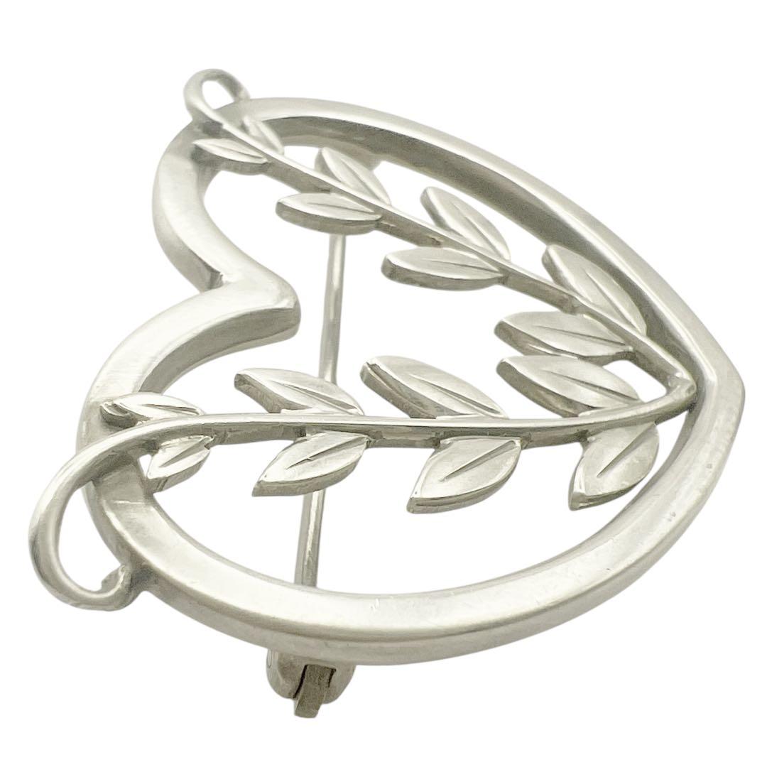 美品　ジョージジェンセン　242B ピンブローチ　シルバー　ヴィンテージ