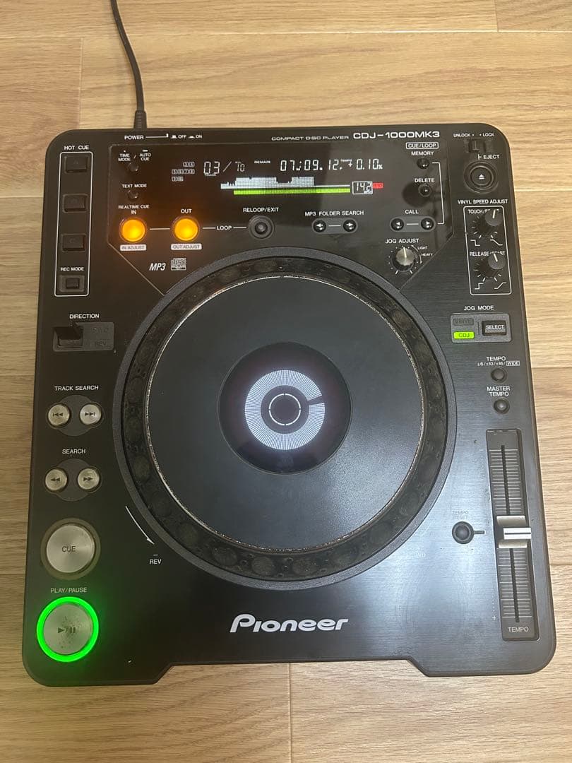 DJ機材 Pioneer CDJ1000mk3