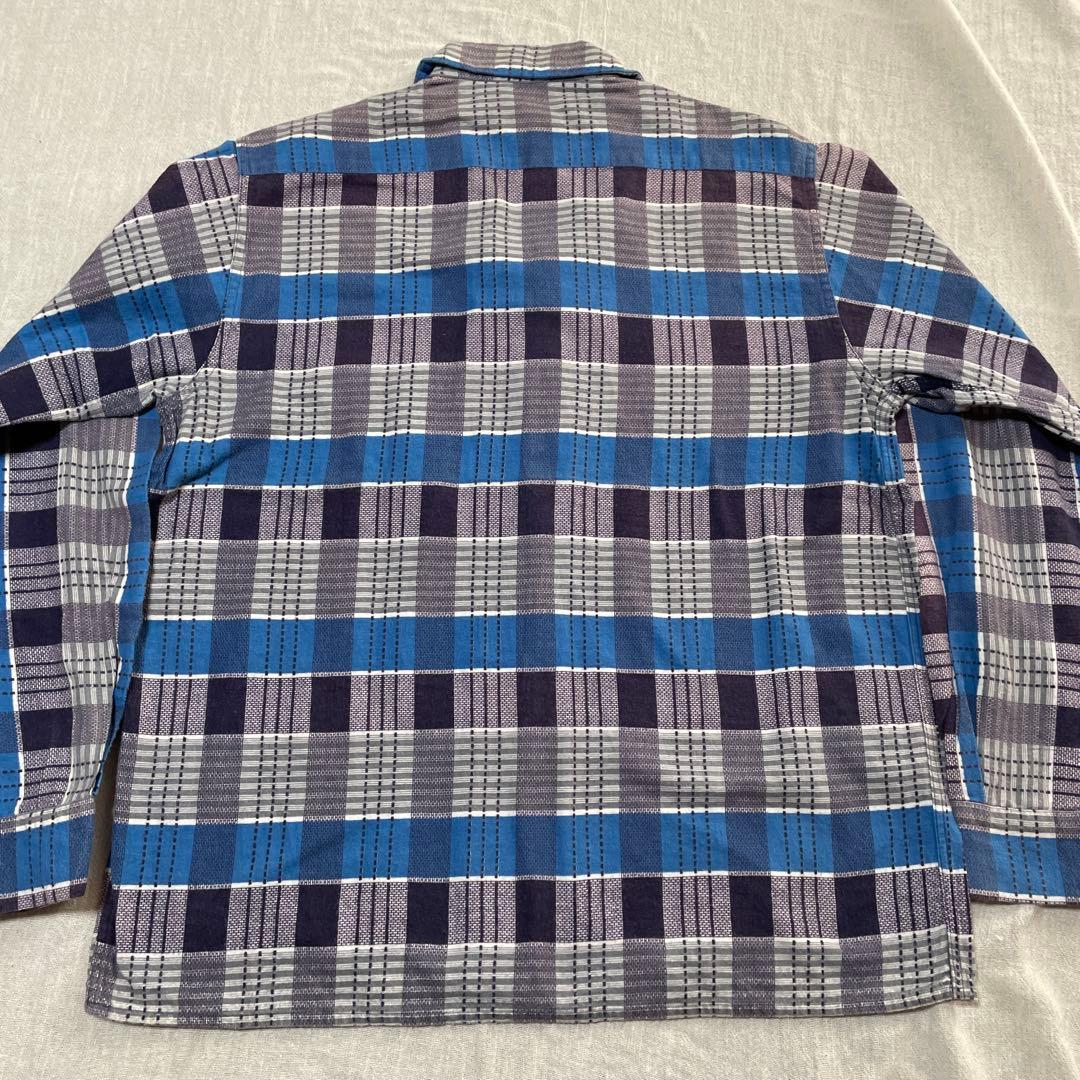 50s vintage プリントネルシャツ