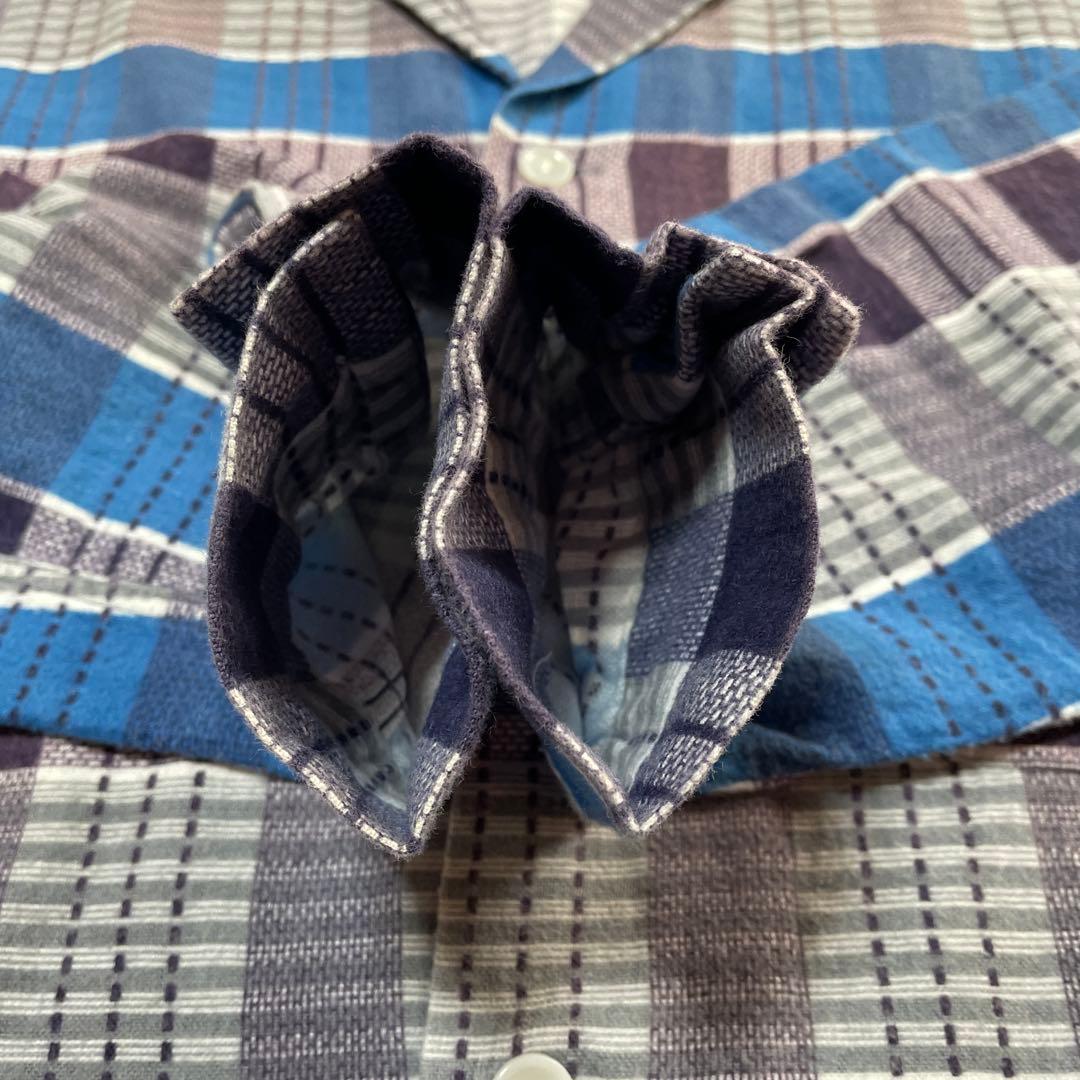 50s vintage プリントネルシャツ