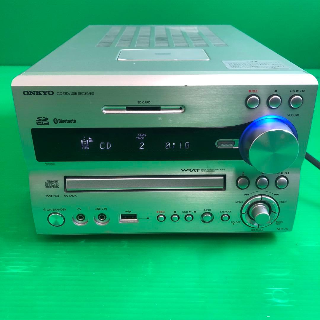ONKYO ミニコンポ Bluetooth対応 CD/SD/USB 現状渡し