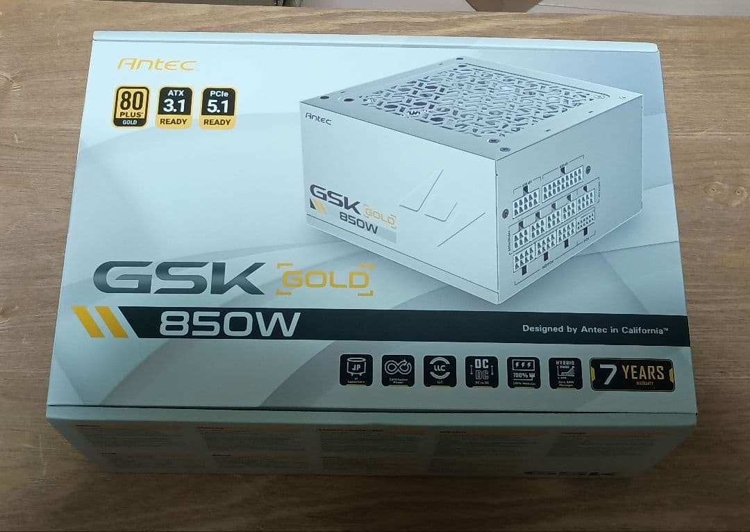 Antec GSK GOLD 850W ホワイト